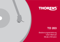 Thorens TD-203-Owners-Manual-DE 